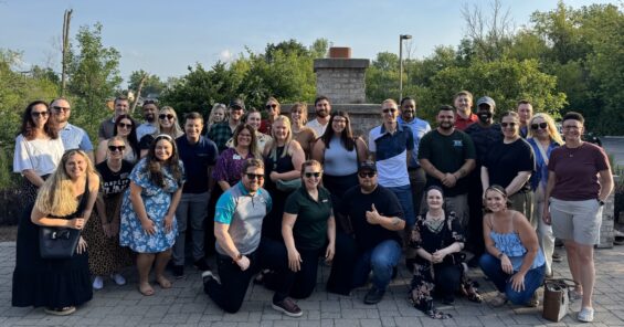 group of people outside