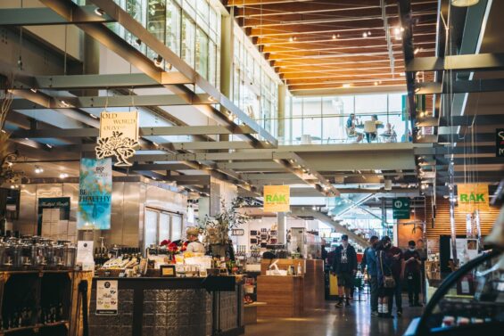 vendor space at the downtown market
