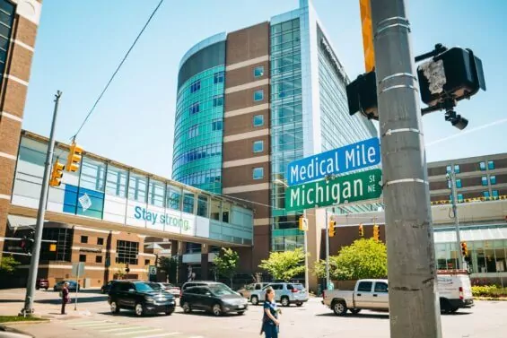 Medical Mile street sign.